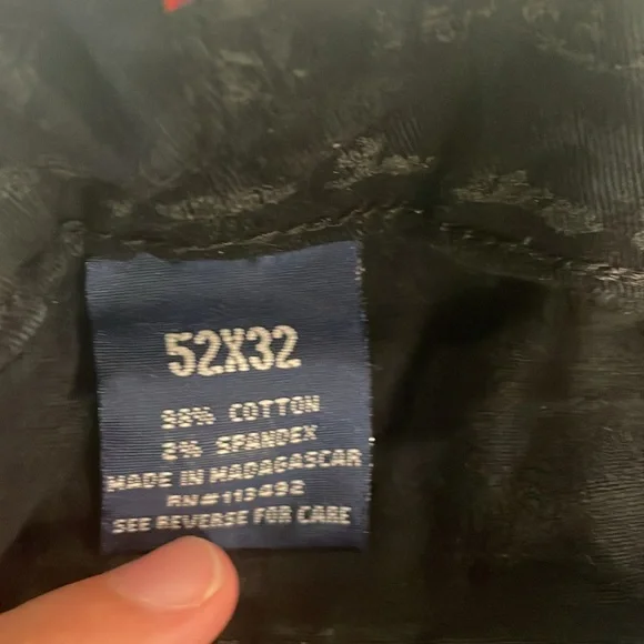 men’s black pants - Picture 3 of 4